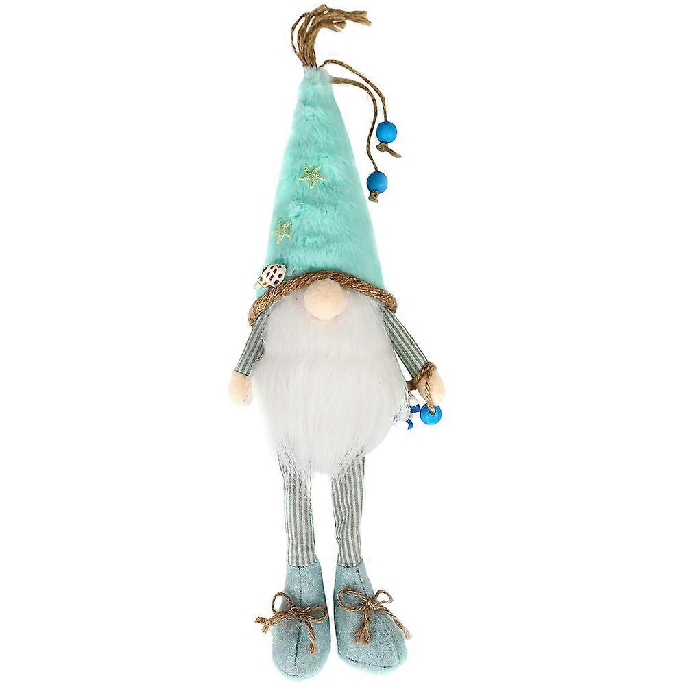 Summer Ocean Beach Gnome Doll with Plush Hat – Festive Home & Holiday Decoration for Party, Festival & Tabletop Display