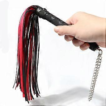Leather Short Riding Whip for Role Play and Cosplay