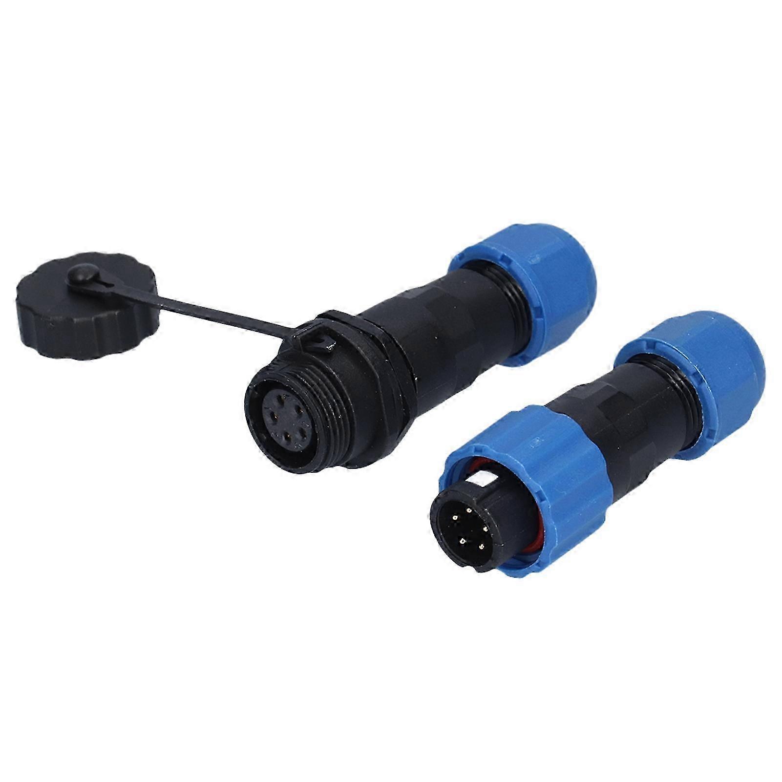 Aviation Cable Connector Socket 1 to 7 Pin Strong Connection Good Corrosion Resistance Compatible Plug 5 Pin (250V 5A)
