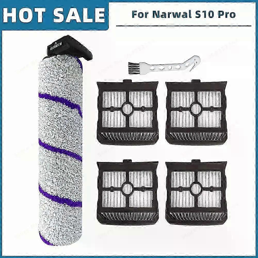 Replacement Roller Brush and Hepa Filter for Compatible Vacuum Cleaners