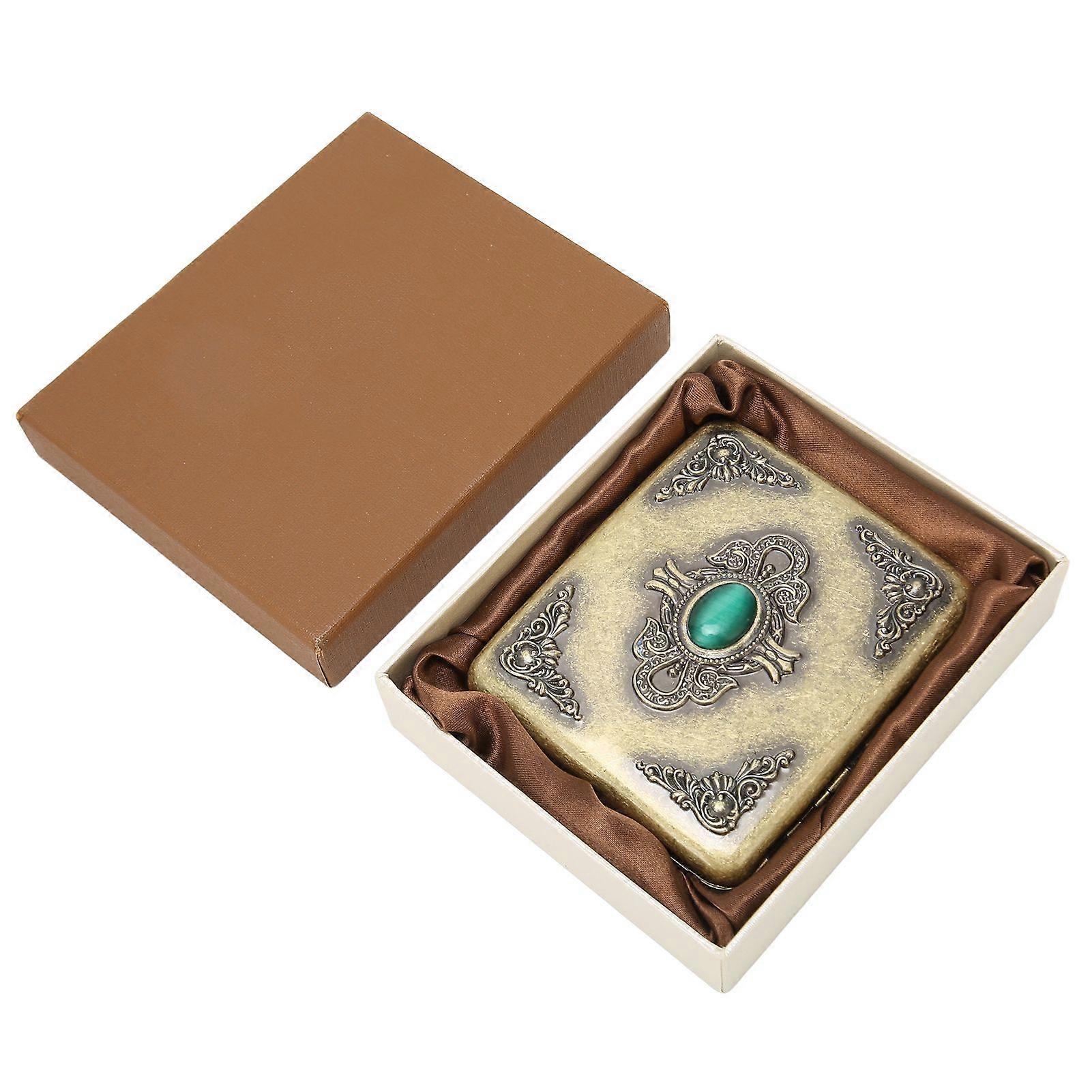 2025 Latest Model  Metal Cigarette Case Box Double Sided Spring Clip Open