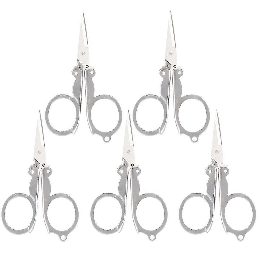 2025 Latest Model  5PCs Scissors Paper‑Cutting Tool Foldable Mini