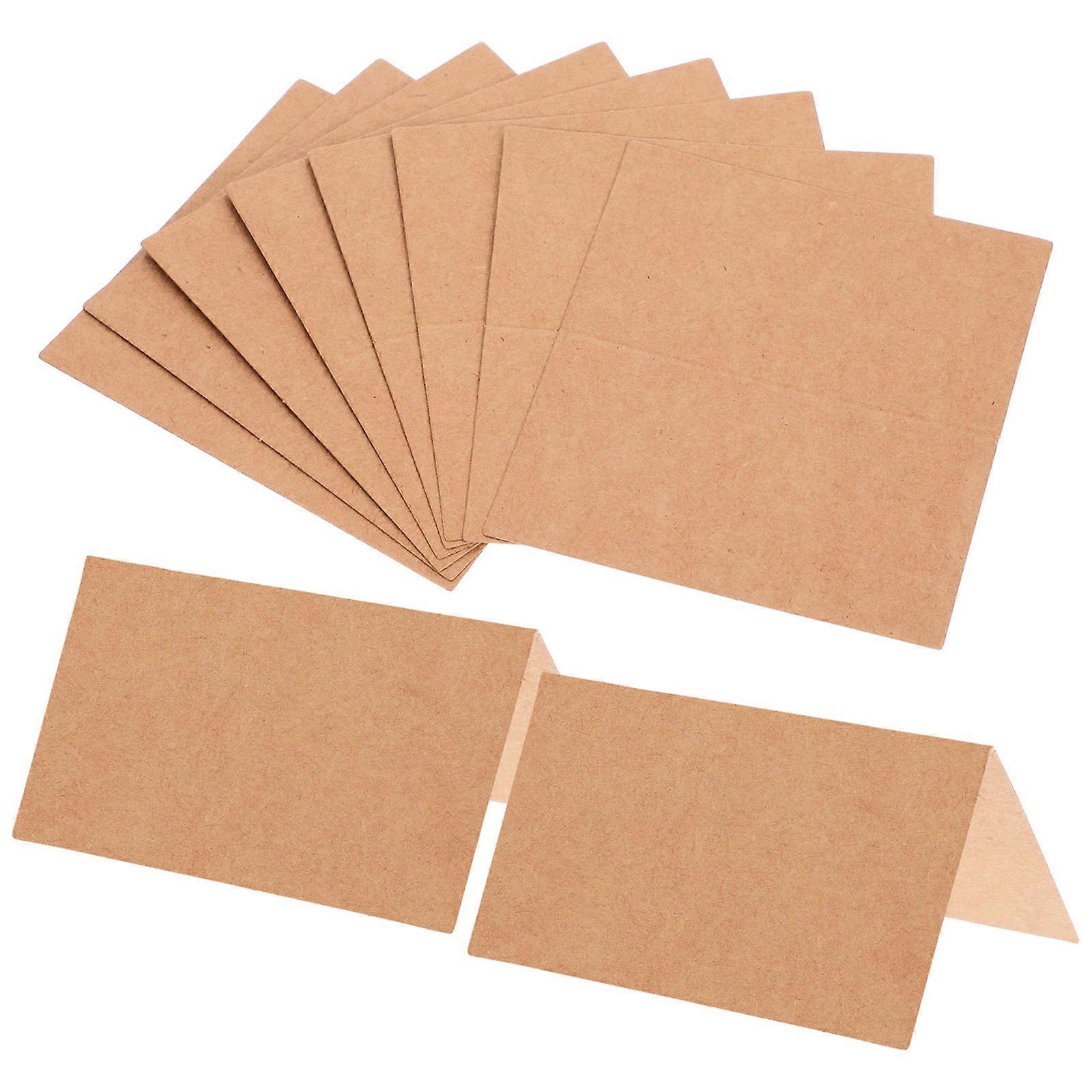 Guest Names Seating Cards Paper Material Simple and Elegant Design 50Pcs