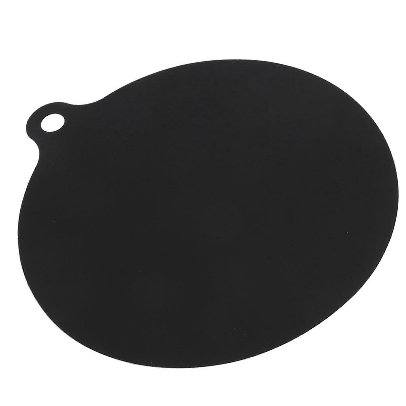 Silicone Induction Hob Protector Mat 22cm, Heat Insulated Round Pad, 22X22X1cm For Household Use, Non-Slip Design