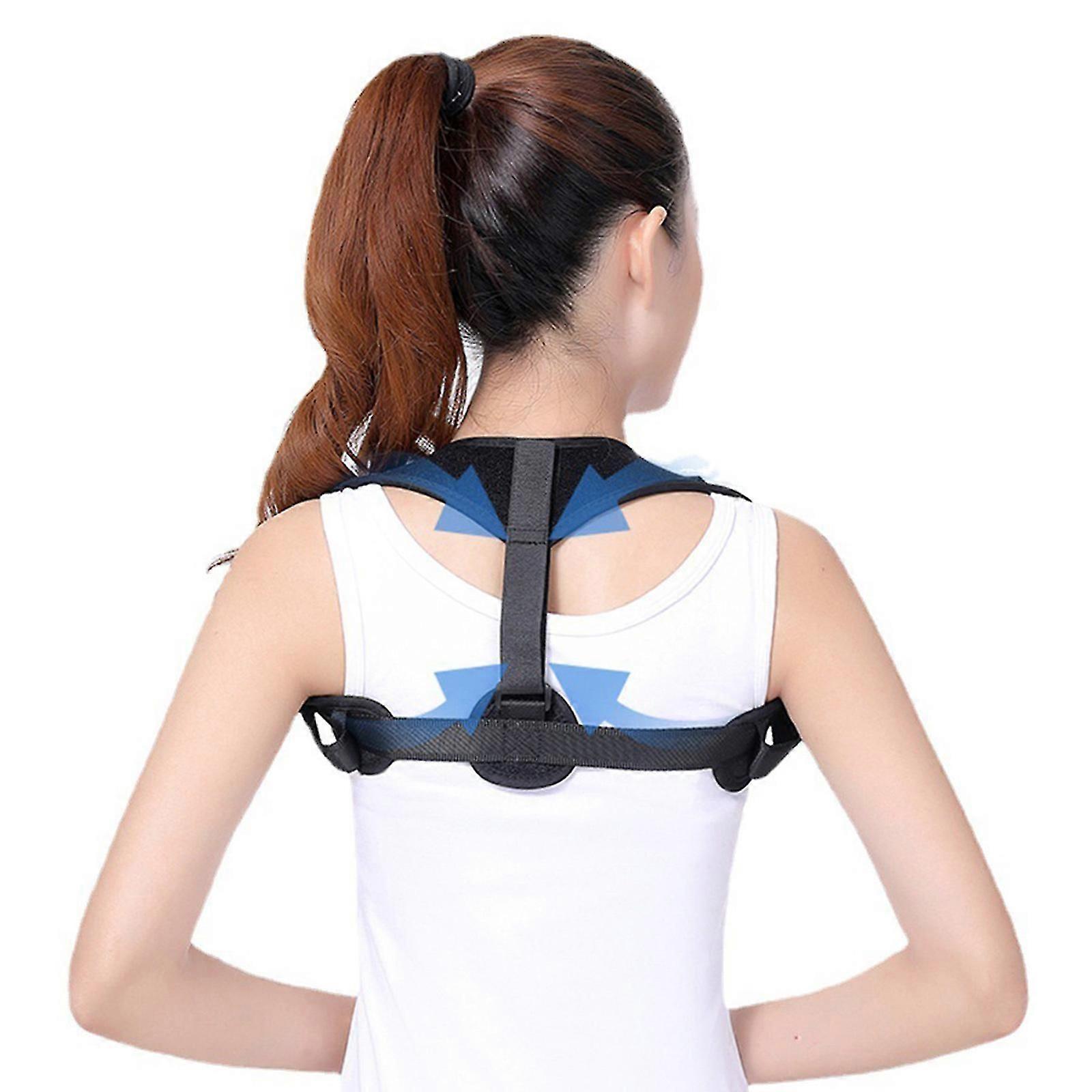 Posture Corrector for Women & Men, Adjustable Shoulder Posture Brace for Posture Correction Alignment, Invisible Thoracic Back Brace for Hunching