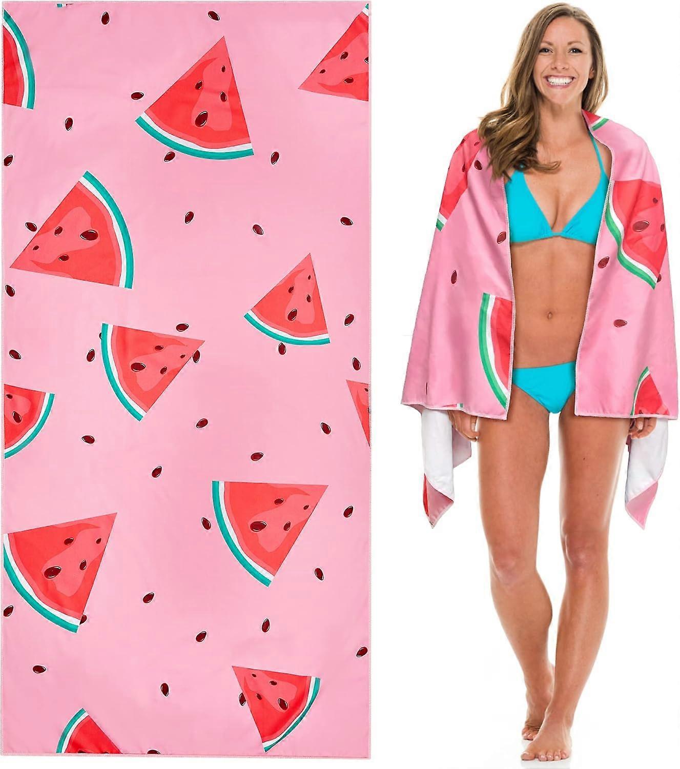 Microfiber beach towel, quick-drying, super absorbent super soft