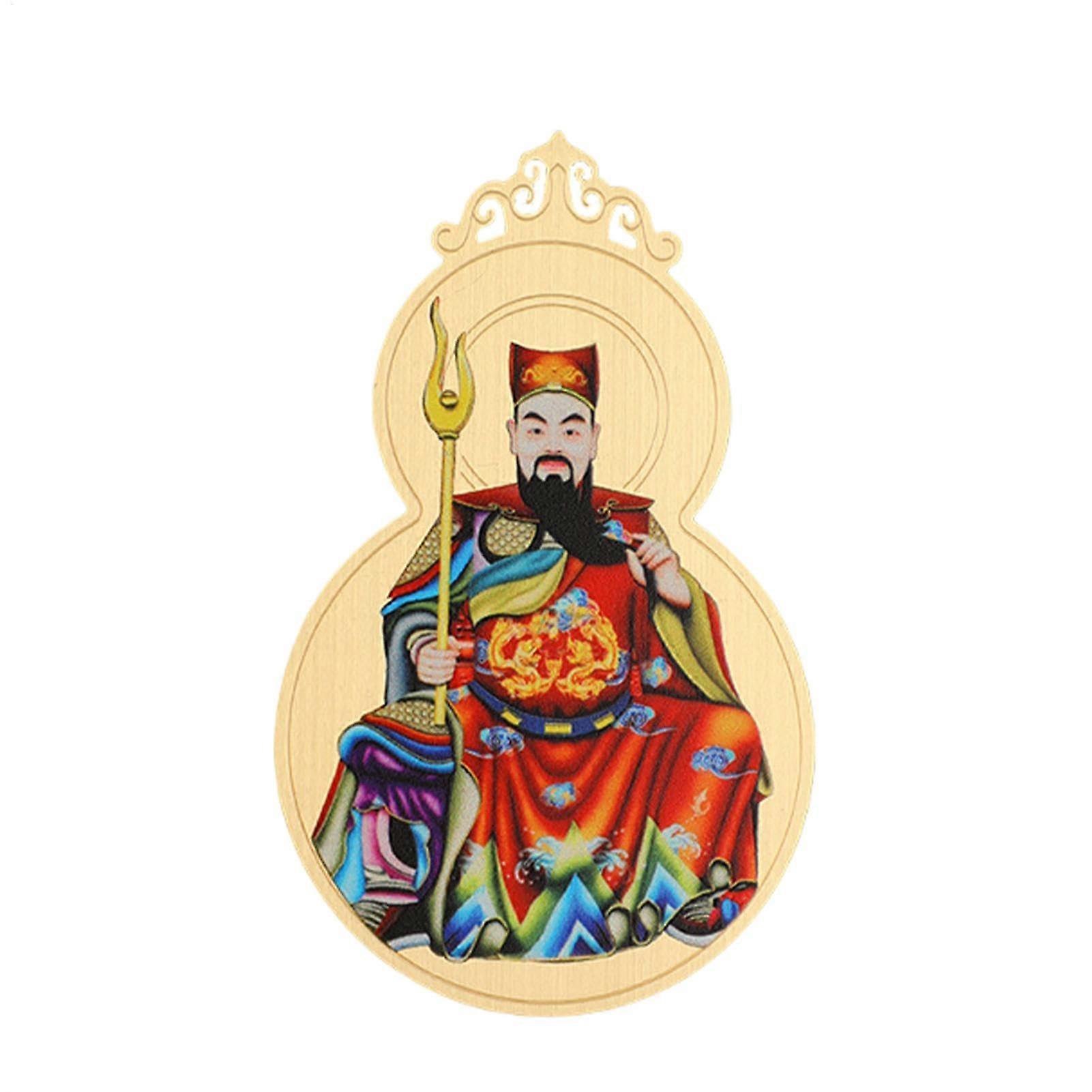 Tai Sui Amulet Card 2025 Feng Shui Taisui Card for Happiness and Protection, Chinese General Design, Painted Style