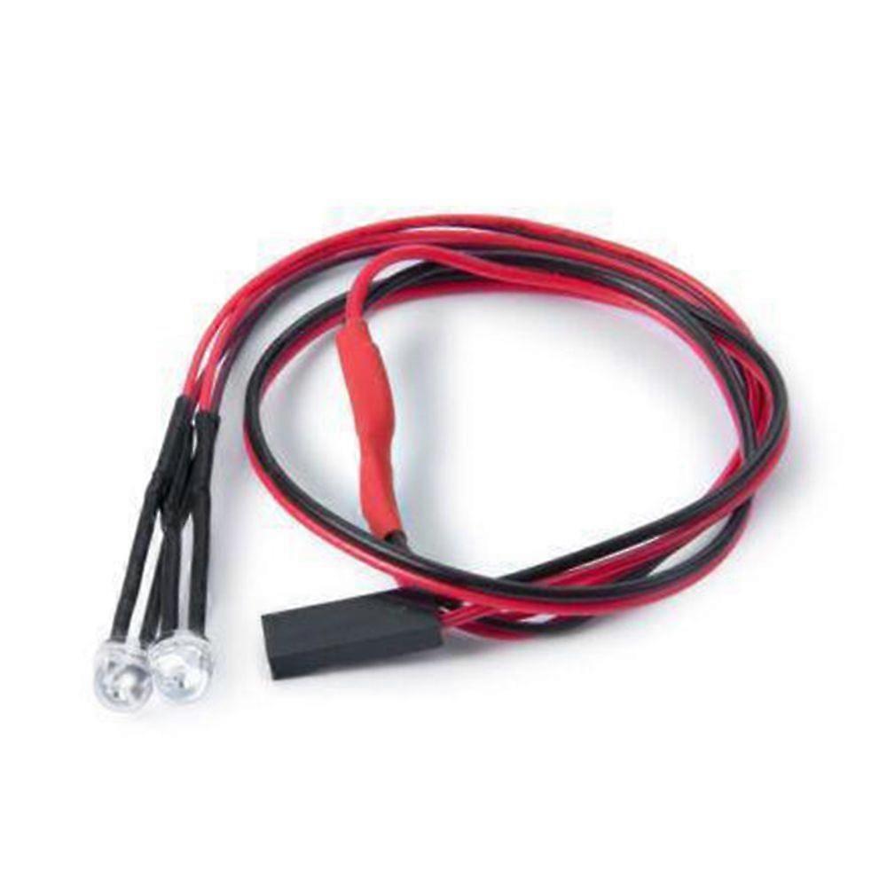 LED Lyssæt Lastbil Lys Forlygter Baglygte Til RC Crawler Bil 1/10 SCX10 Yo