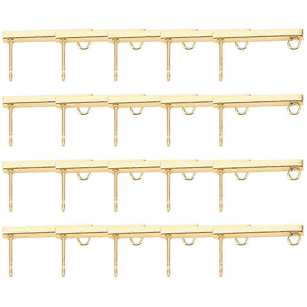 DIY Earring Posts Earring Studs Findings Shape Christmas 20Pcs