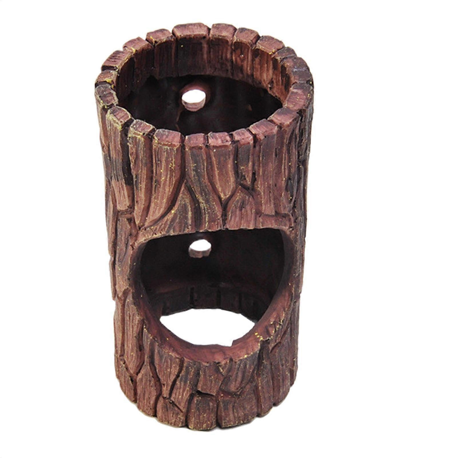 Reptile tree bark, resin reptile tree trunk, waterproof sleeping cave, hollow simulated trunk, realistic, for snake, spider