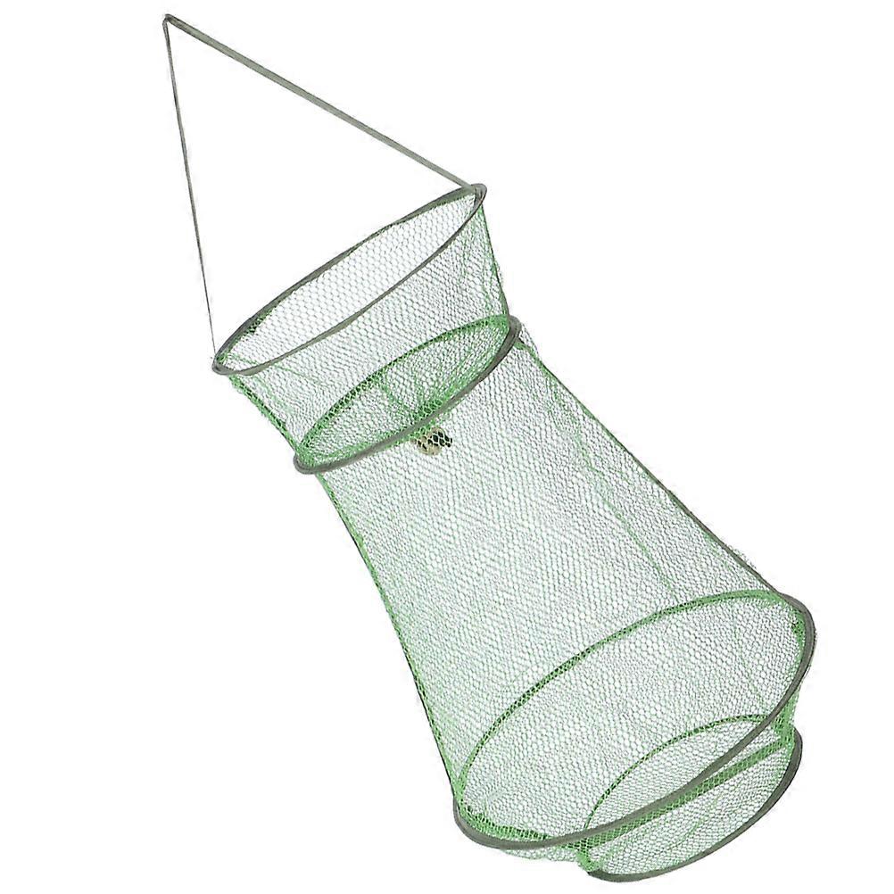 Fish Guard Netting Reusable Fishing Net Basket Outdoor Fishing Large Capacity Collapsible 1Set