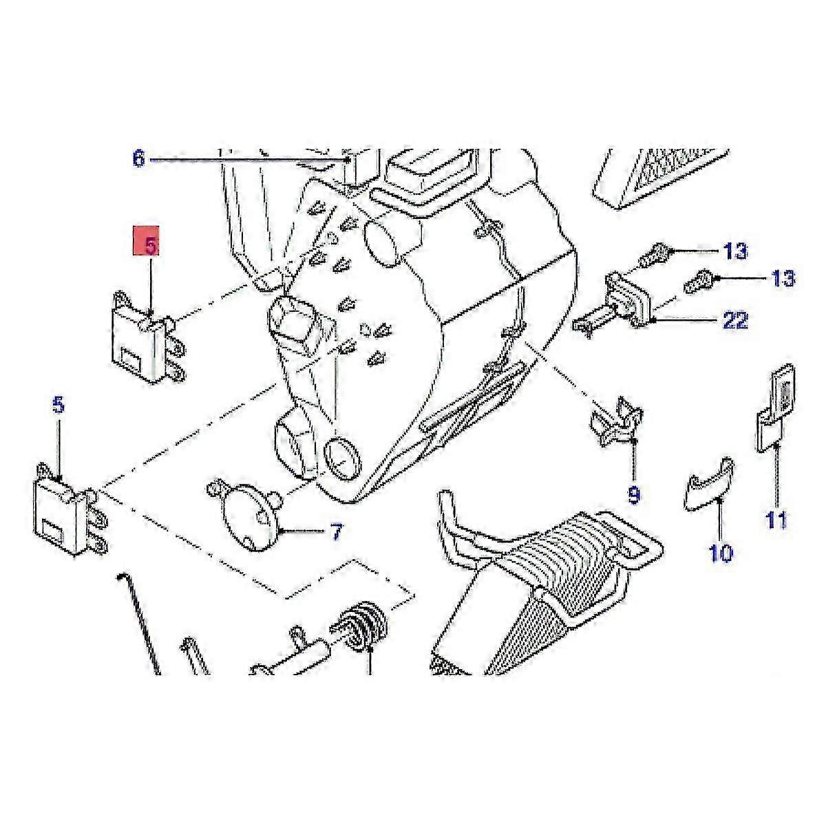 Temperature Control Actuator for Car A/C Heater 95VW-19E616-AC - Compatible with Transit T12 T15 V347 Models (1995-2012)
