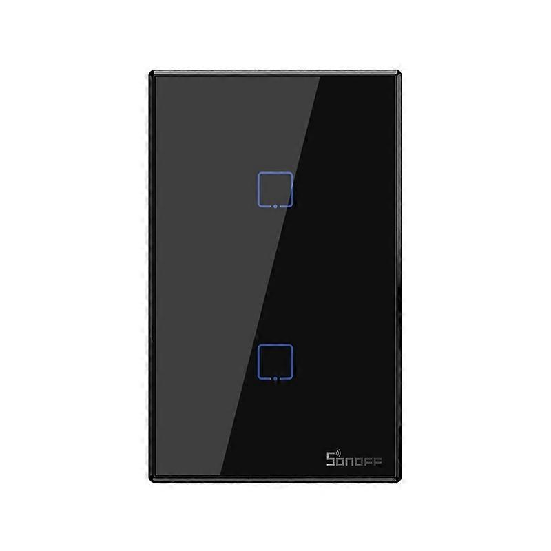 433 RF WIFI Smart Touch Switch, Style:Double Buttons Double Buttons