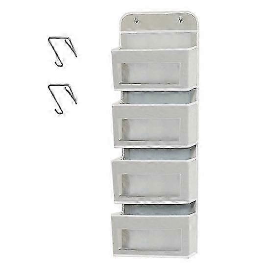 Four-Layer Hanging Storage Bag & Door Organizer - Large Capacity Vertical Space Saver for Toys & Multipurpose Use