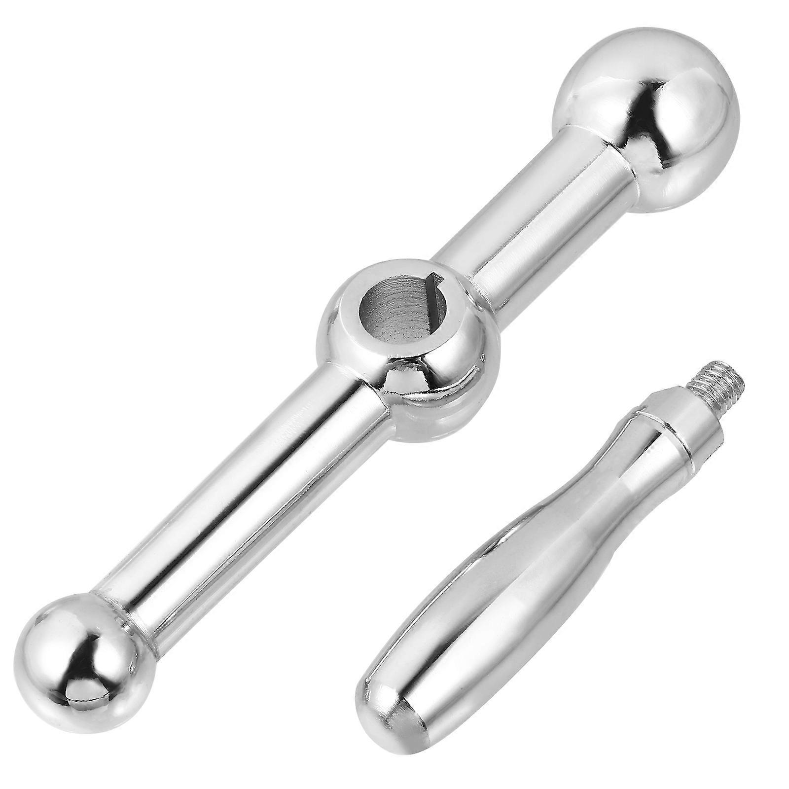 1pc Practical Three Ball Crank Table Handle for Milling Machine
