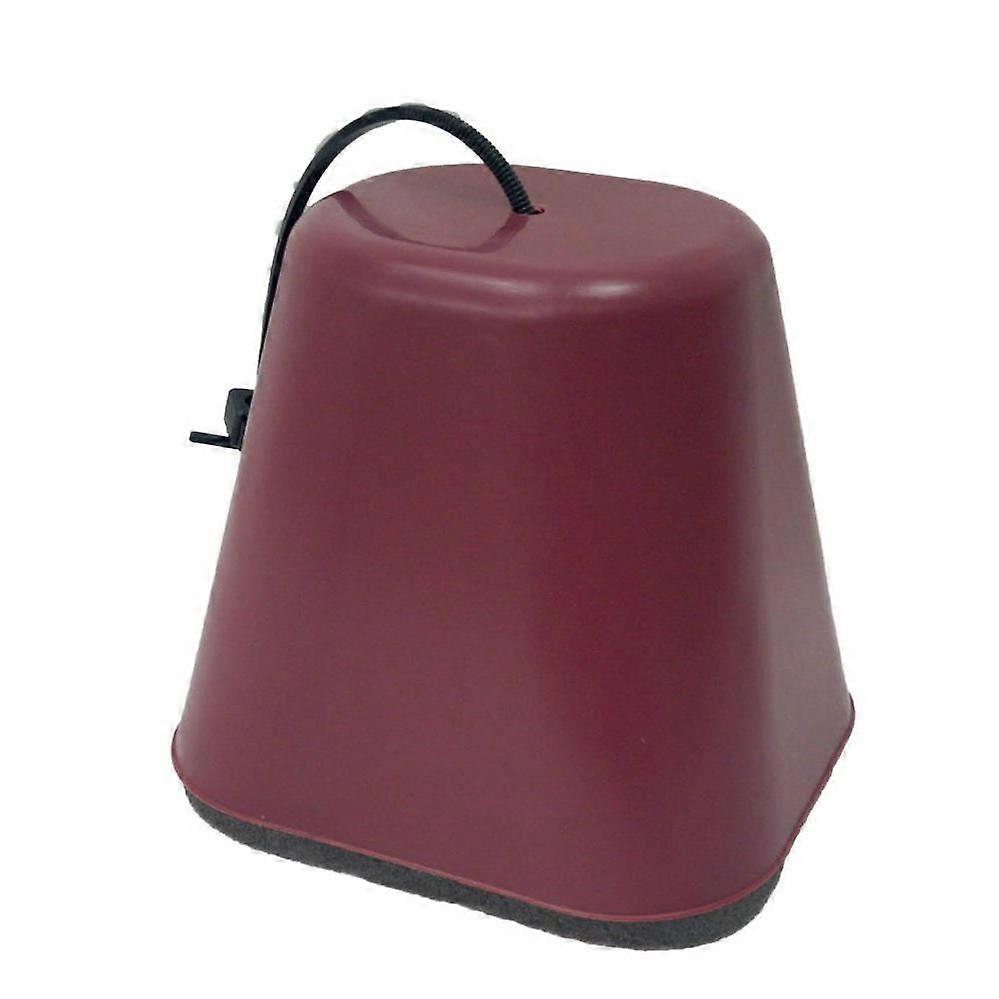 Outside Tap Cover - Plastic - Frost Protection - Adjustable Pull Cord Maroon