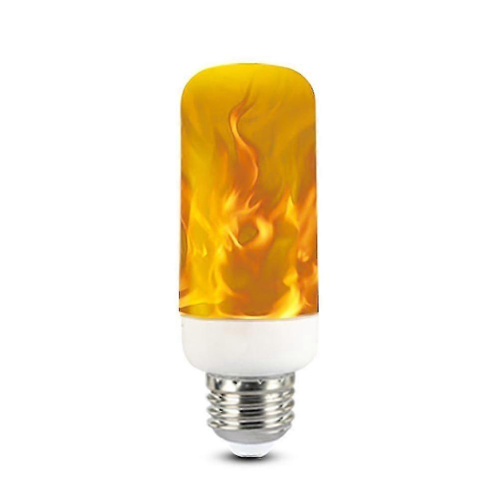 Dynamic Flame Effect LED Light Bulb E26 - Creative Corn Lamp with Multiple Modes for Ambient Lighting & Decorative Effects