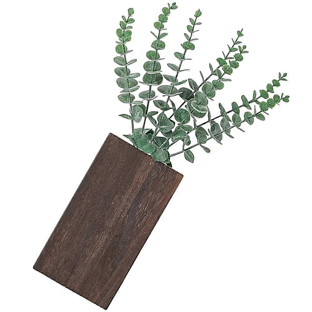 1 Set Hanging Flowerpot and Plant Basket for Door Planter Ornament with Artificial Plants