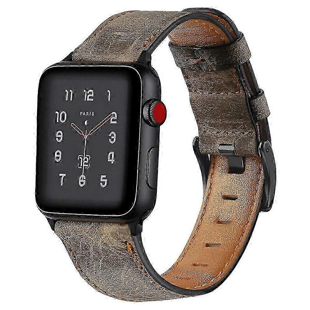 compatible with apple watch band,leather replacement band compatible