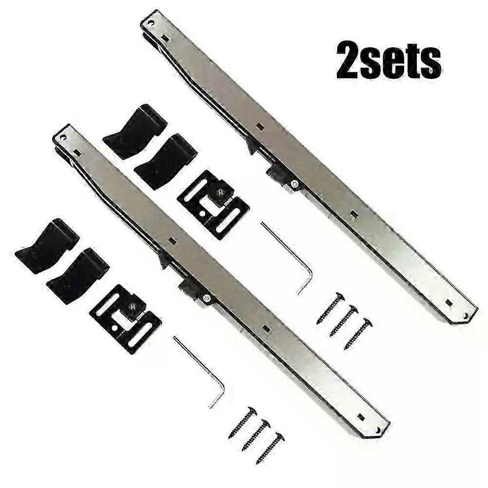 2set Soft Close Mechanism Fit For Damper Sliding Barn Door Hardware Track Kit With S-Shape Hooks Actuators Screws
