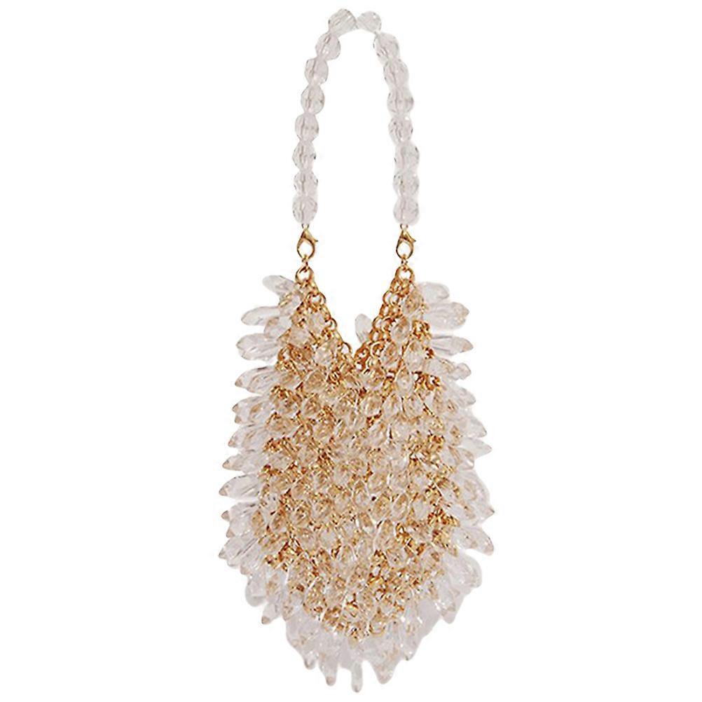 Fashionable Pearl Chain Crossbody Bag For Lightweight Versatile Design For Everyday Use Handbag With Detail