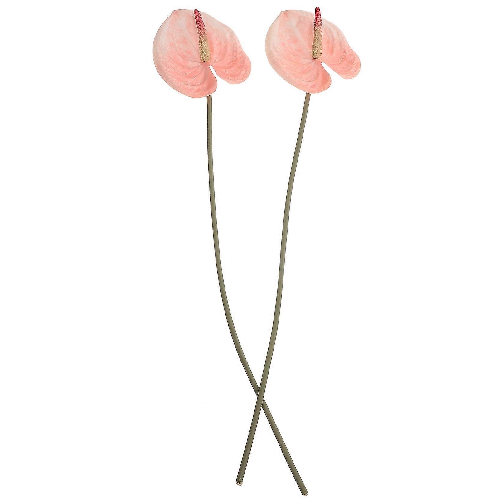 2pcs Realistic Artificial Flower Plants for Home Decoration, Festival Adornment, Christmas Tree and Wreath Enhancer Faux Floral Display