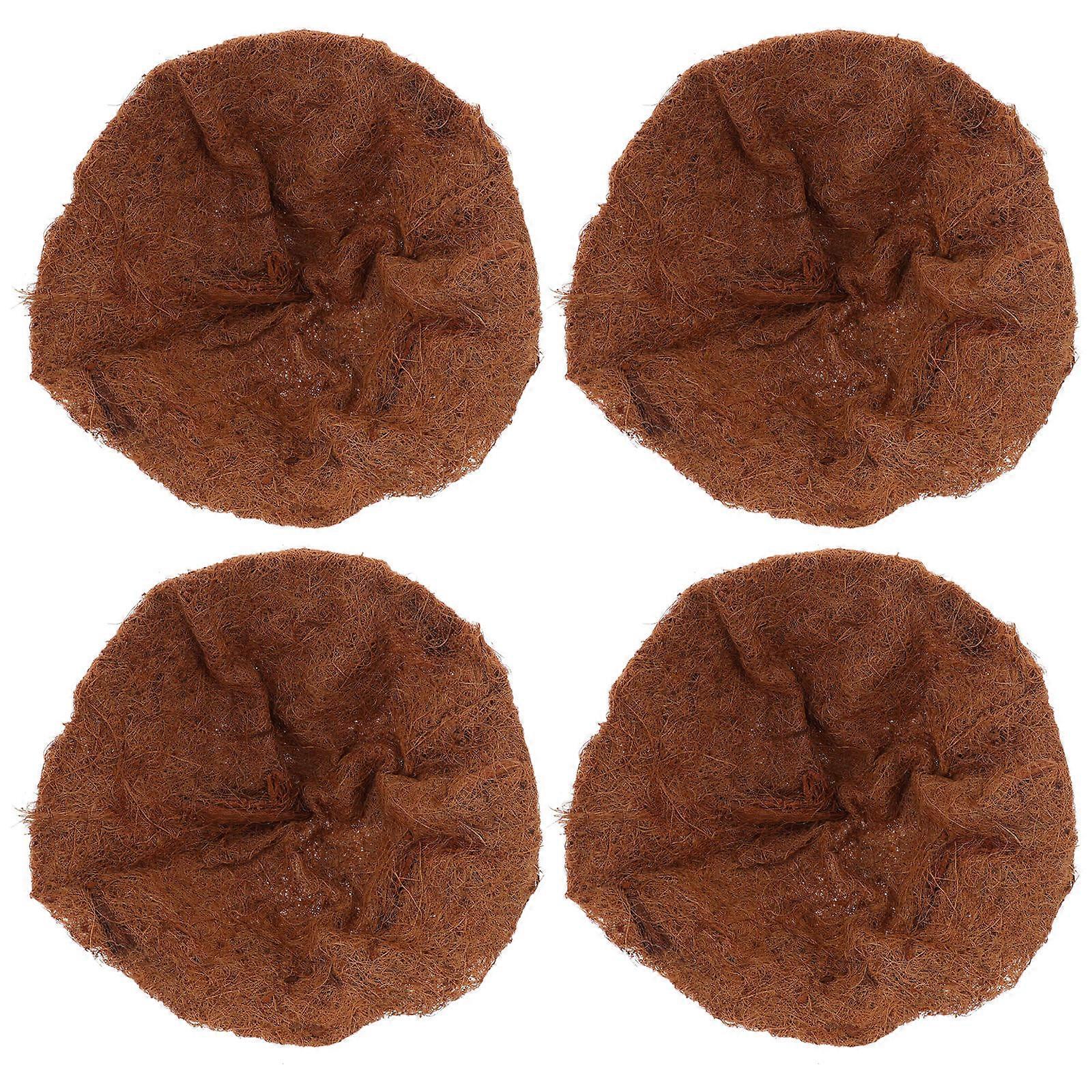 Hanging Basket Liner Replacement Coconuts Fiber Liner Hydrophobic 4Set