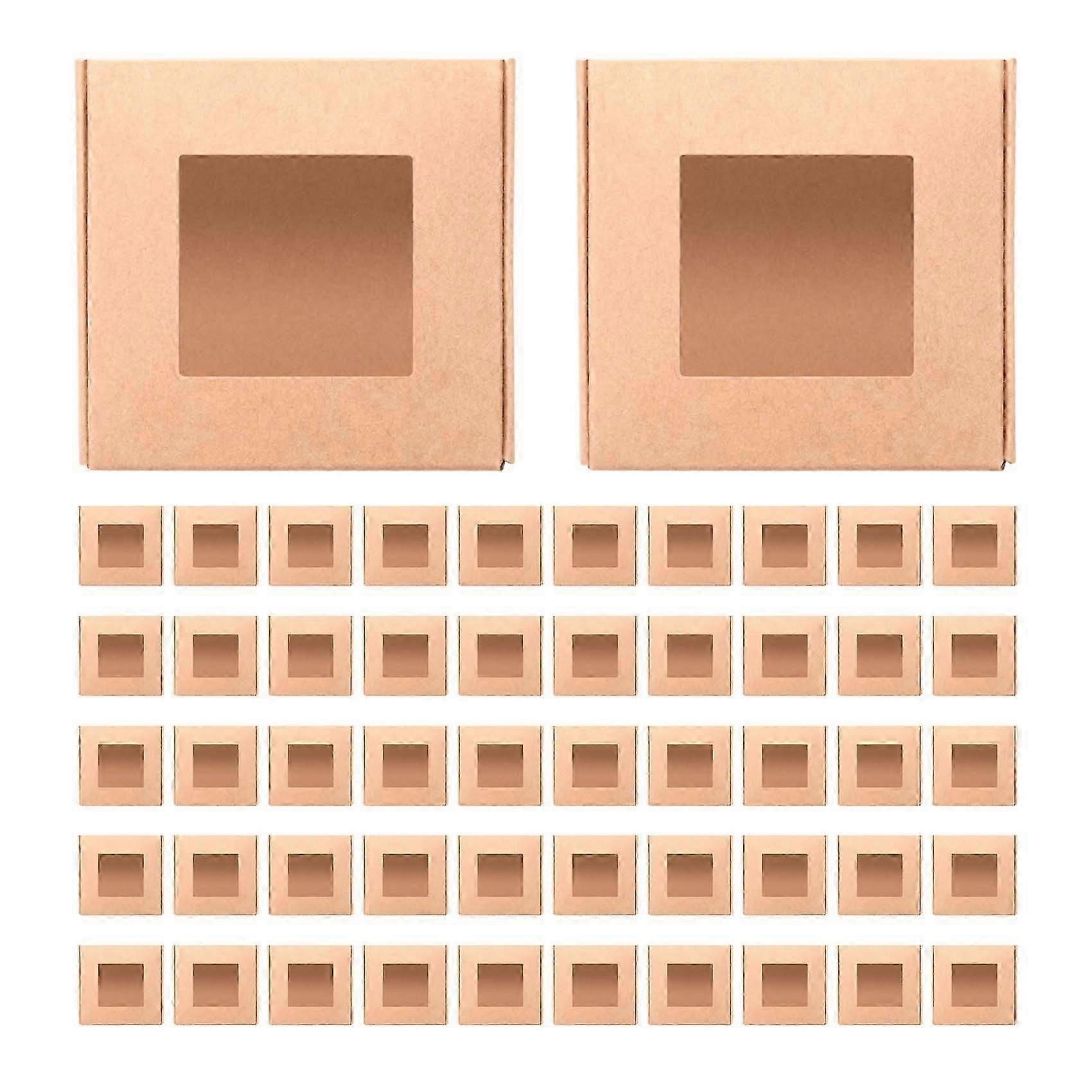 Boîte En Carton Kraft Avec Fenêtre 90x51x120mm (25 Utés