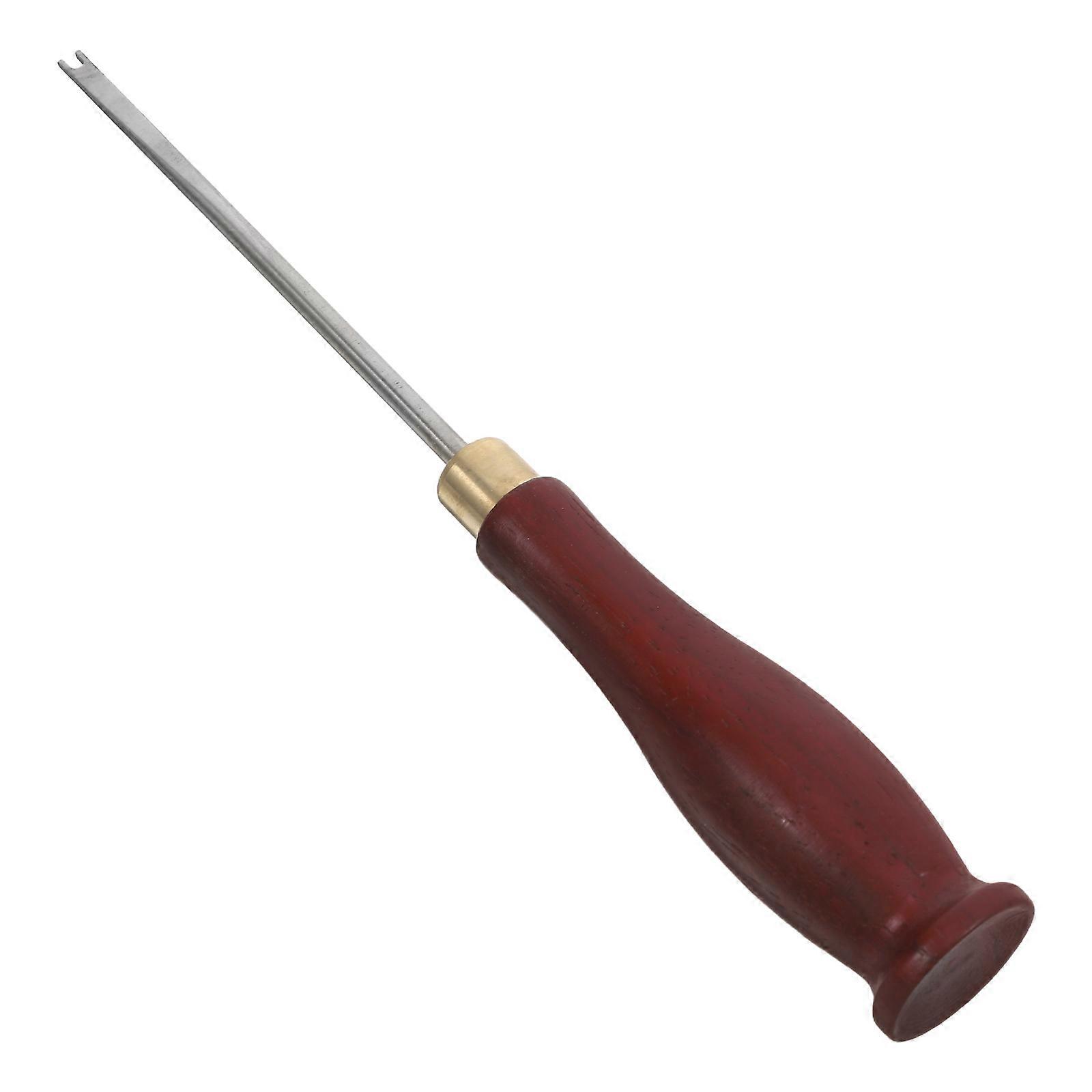 Even Distribution of Material Stuffing Tool For Plush Doll Crafting Dark Red Durable Construction 1Pcs