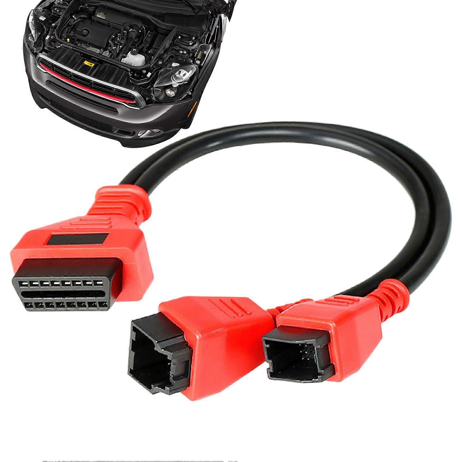 12 + 8 Pin Connector for Programming, Compact Safety Cable, Robust Tool Compatible Cable Connectors