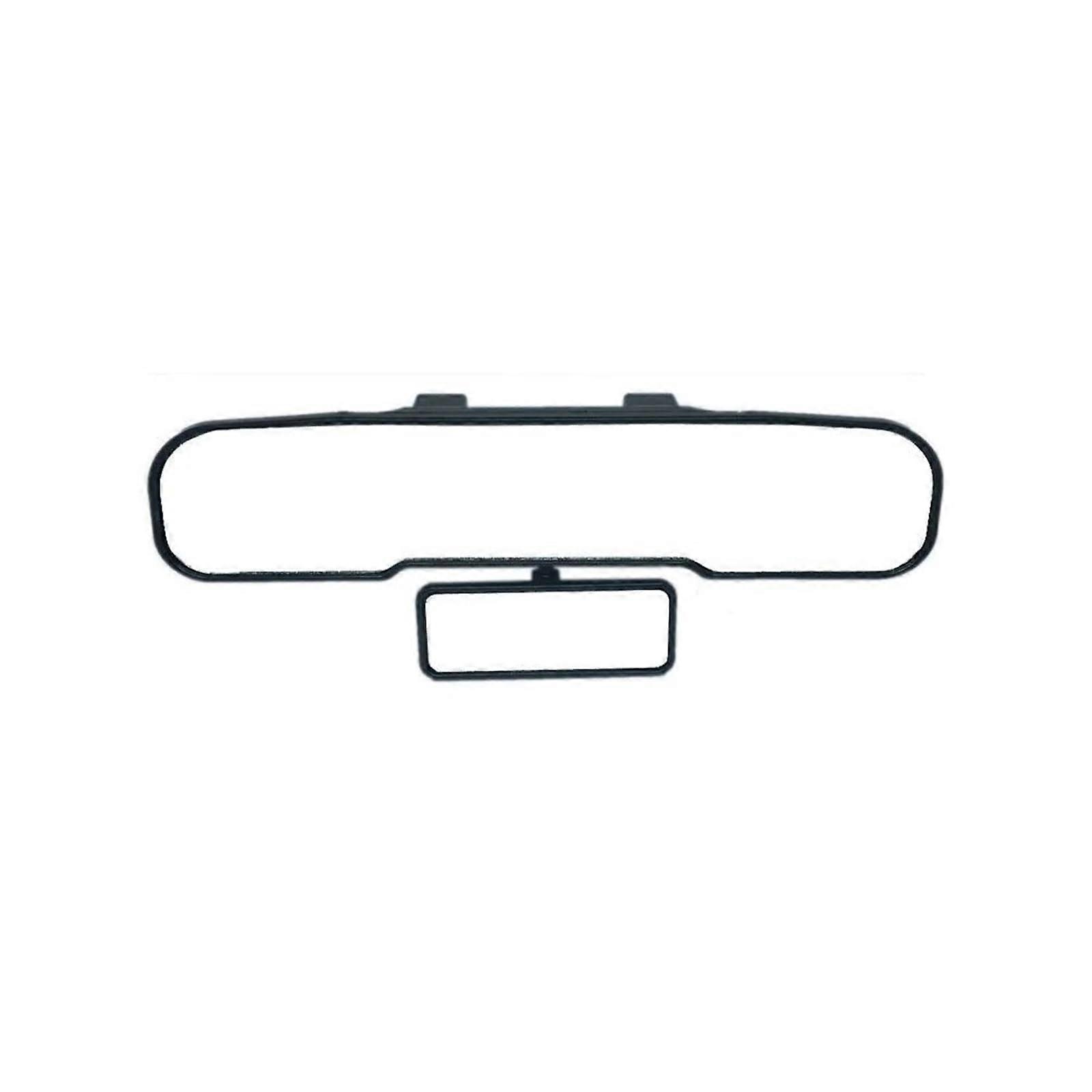 Car Interior Mirror 2 in 1 Rotating Double Rear View Mirror for Toddlers Children Universal Wide Angle Safety 360° Adjustable