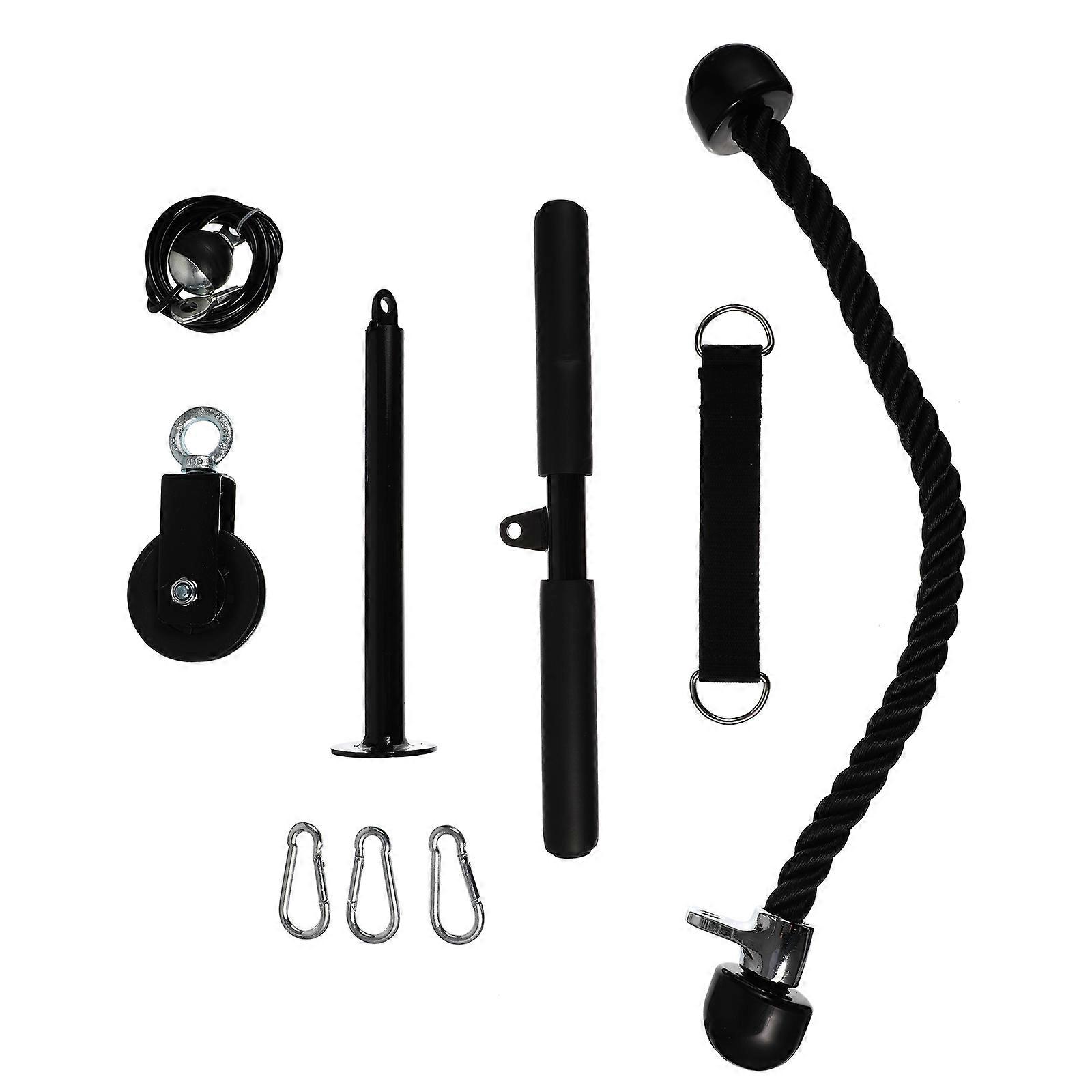 Pulley For Weights Bodybuilding Exercise Tool Metal 40X10X6cm 1Set