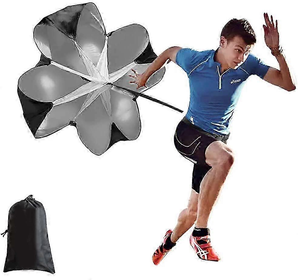 Running Speed Training Parachute with Adjustable Strap, Free Carry Bag Speed Chute Resistance Running Parachute compatible with Youth and Adults
