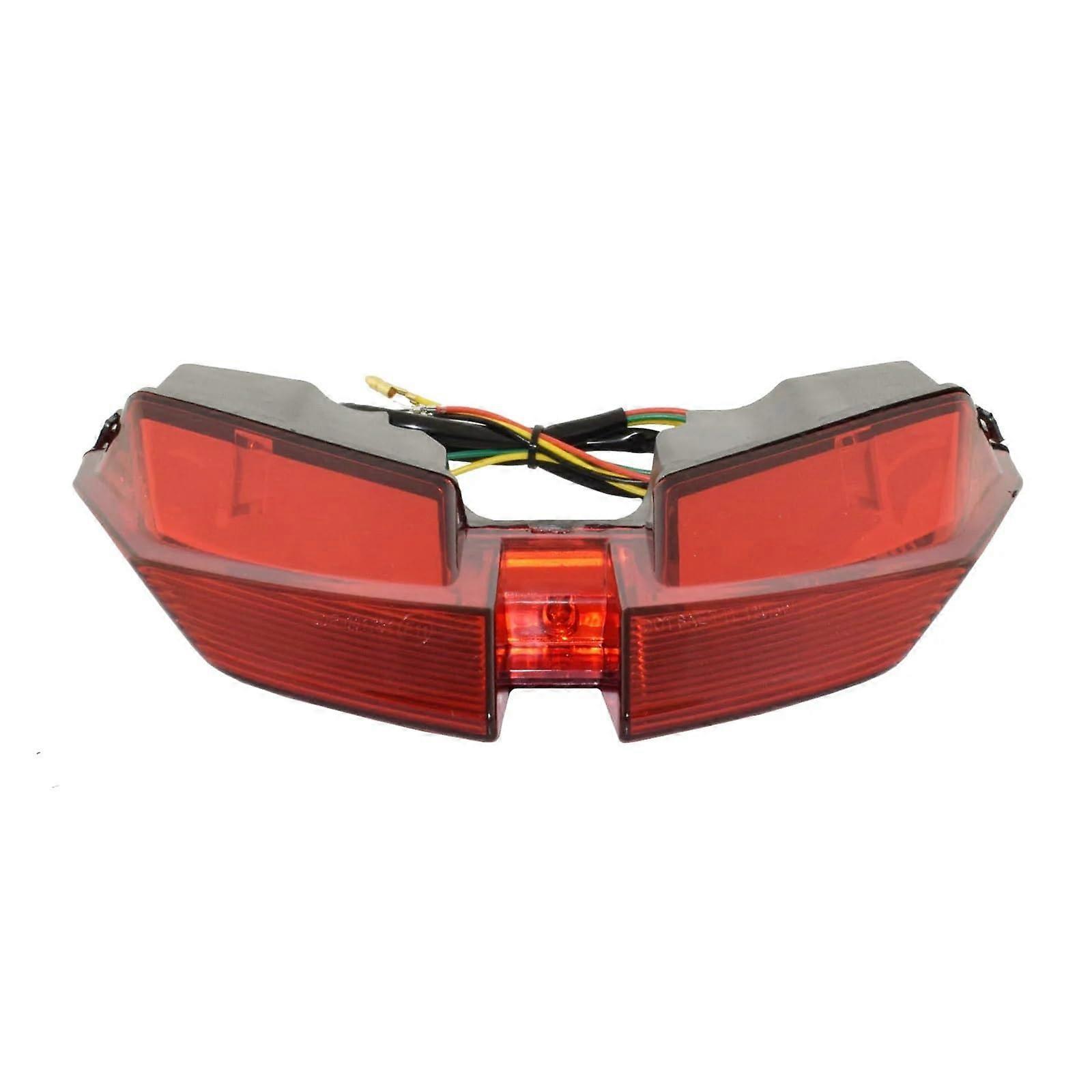 Stop Rear Light Motorcycle EMark L Integrated Indicator Tail Brake Indicator Light Lamp for Ducati Hypermotard 821 939 950 SP red