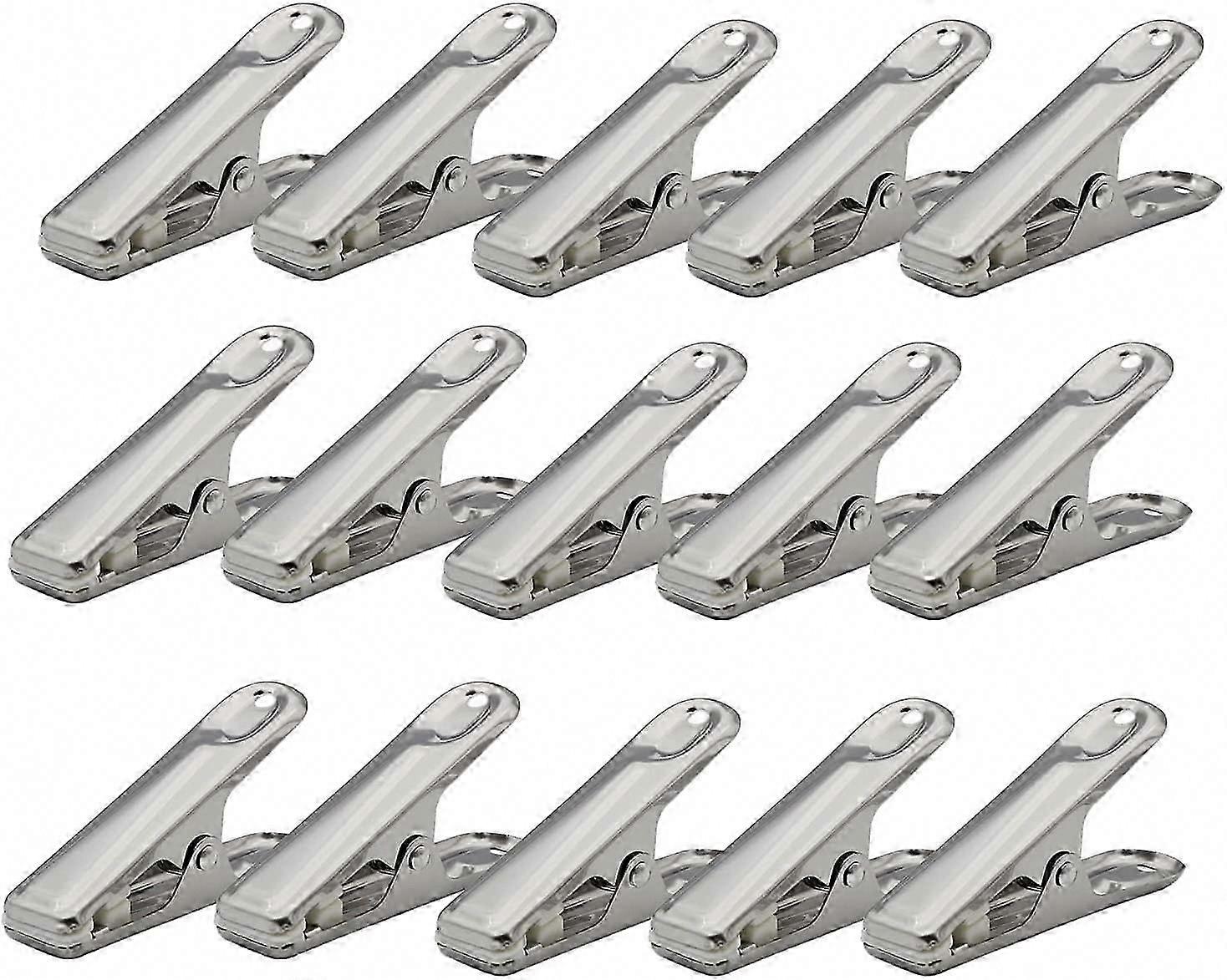 20 Unbreakable Stainless Steel Clothes Pegs - Rustproof & Durable for Laundry