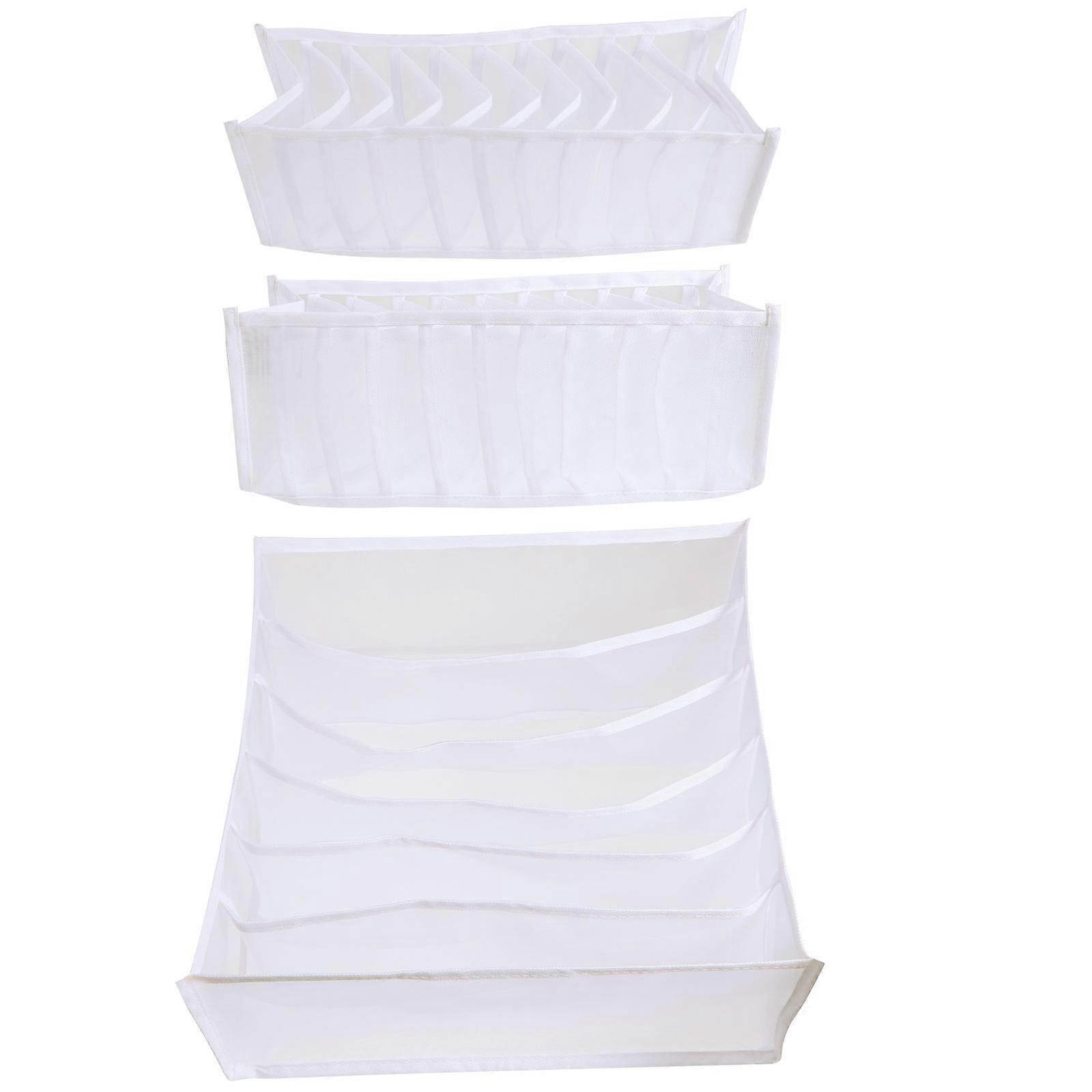 Drawer Divider For Home Organization With Rectangular Grids Perfect For Small Items 3Pcs