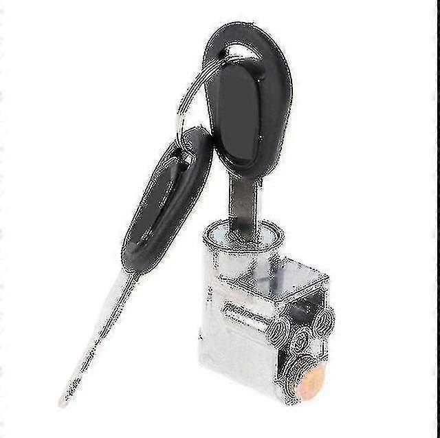 Ignition Switch Battery Safety Pack Box Lock, 2 Key For Motorcycle Electric Bike Scooter E-bike Security Tools Motorcycle Parts