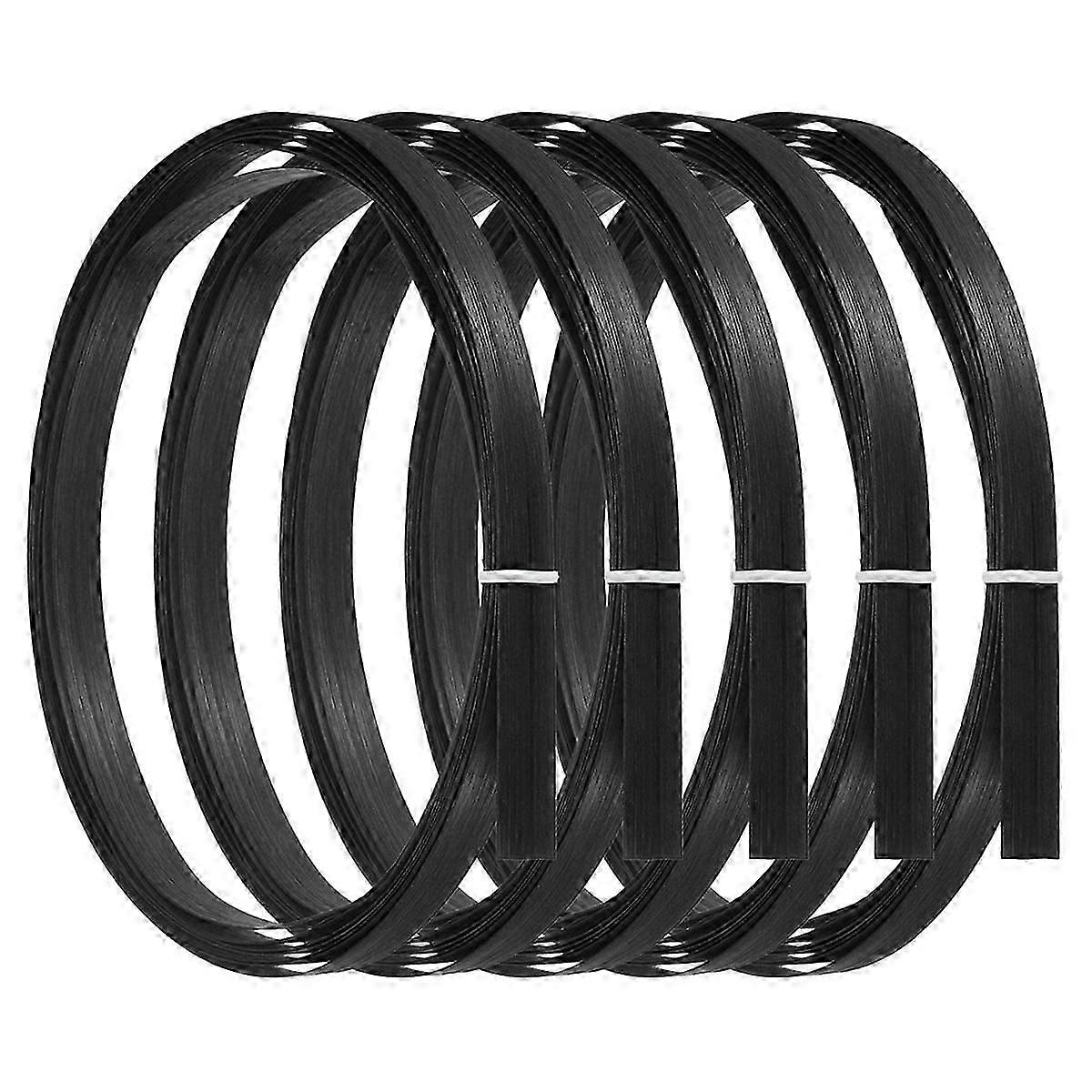 Bamboo Strips for Weaving,Thin Flat Wicker Rattan Cane ,Black