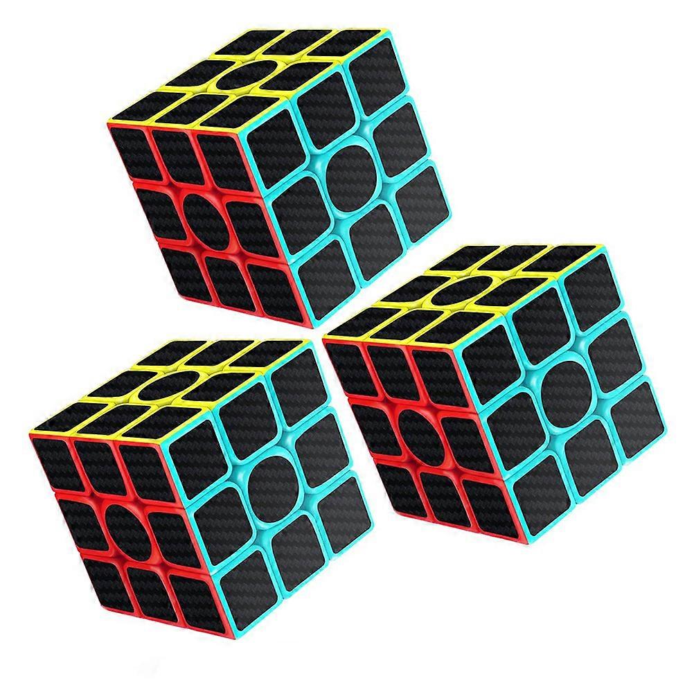 Cube Speed Cube 3x3x3 Carbon Fiber Sticker Speed Cube