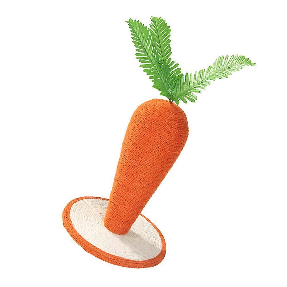 Pet Cat Scratcher Carrot Shaped for Cat Use 1Pcs Scratching Board