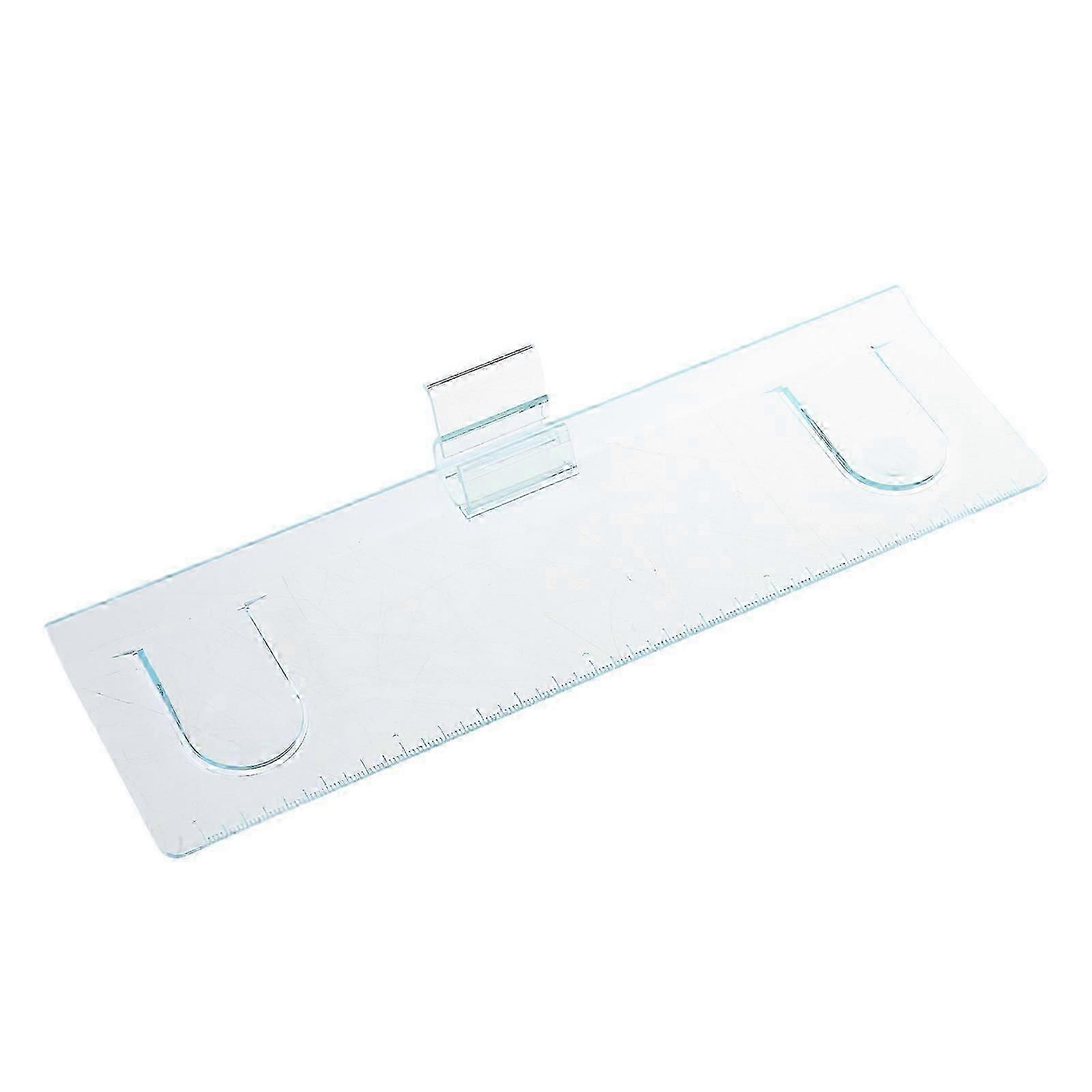 Monitor Document Holder Clip Monitor Note Organiser for Laptops, Document Paper Holder for Typing Reading Document Transparent gray