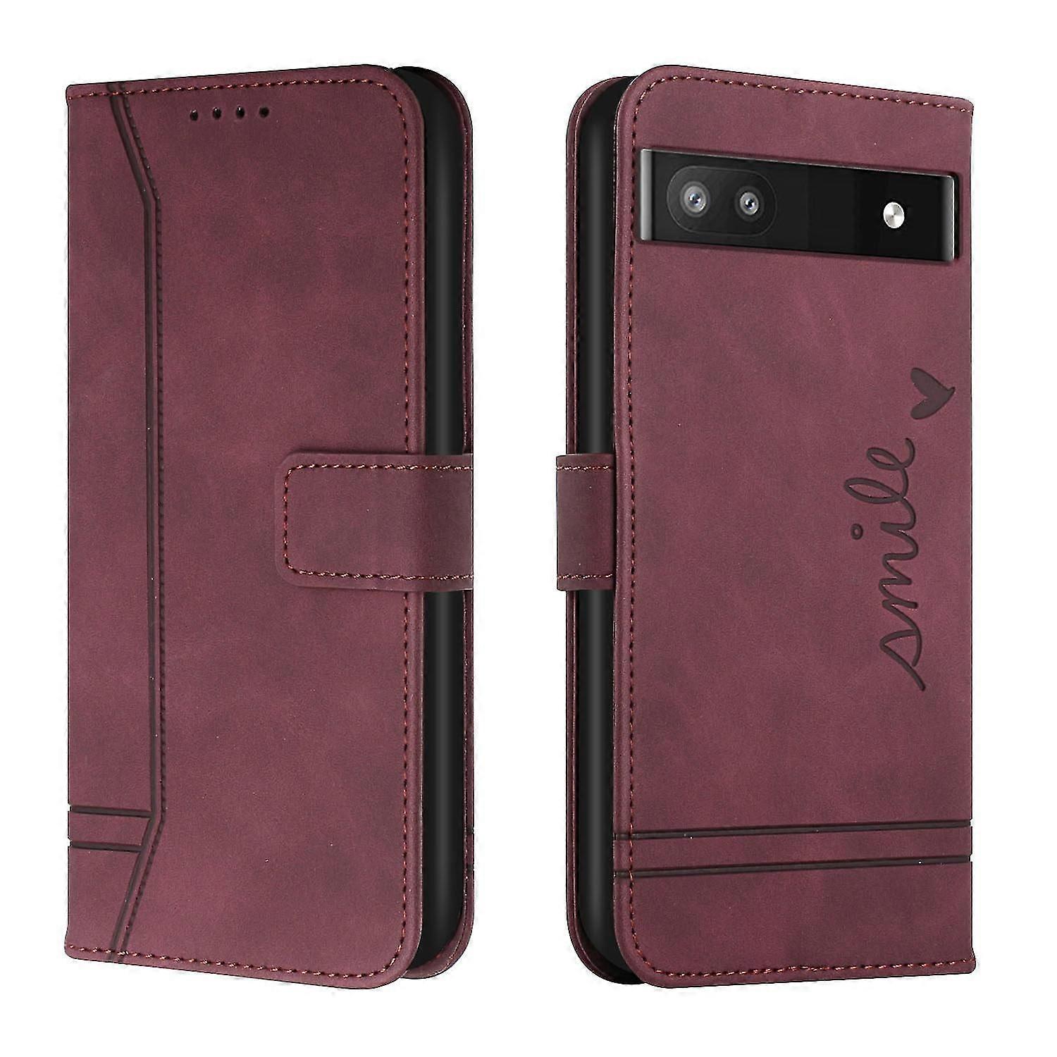 Leather Magnetic Closure Case with Flip Wallet Stand Function Cover for