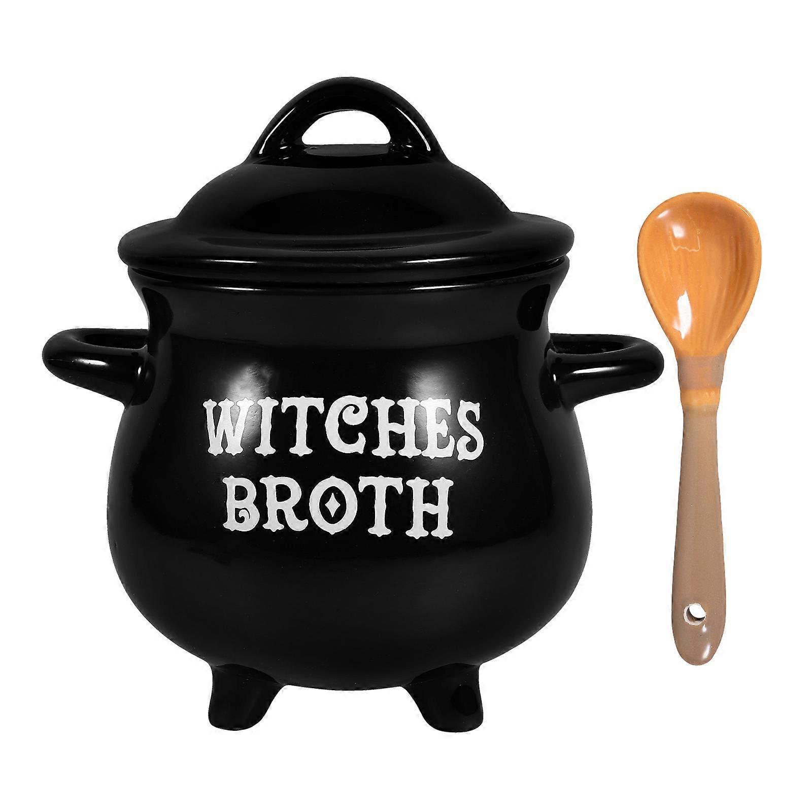 Round Cauldron Ceramic Bowl Ideal For Holding Beverages In Home Office Restaurant Gloss Finish Elegant Design 1 Set