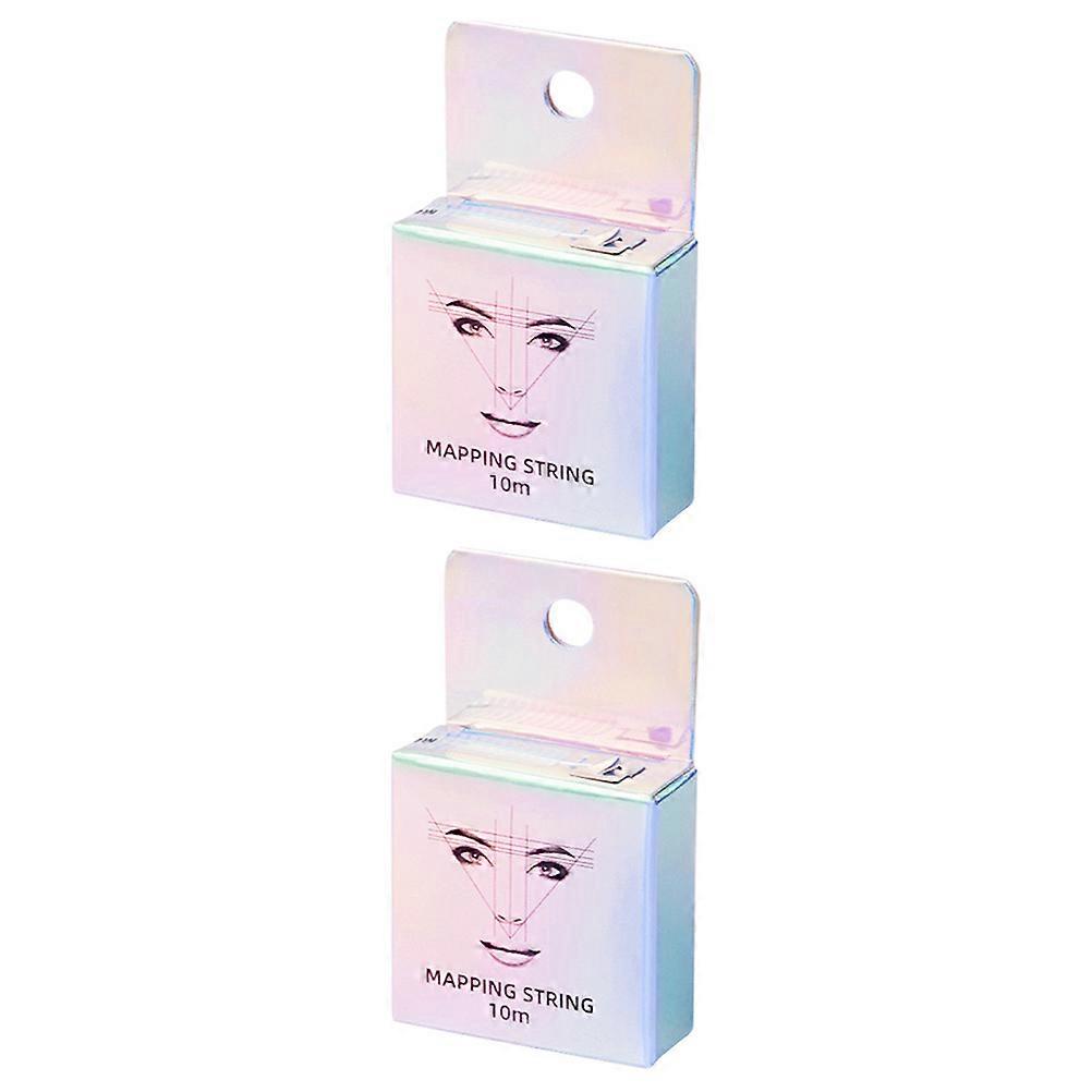 Eyebrow Balance Ruler 2Pack Convenient Makeup Aid For Everyday Use 1.7x1.7cm Eyebrow Positioning