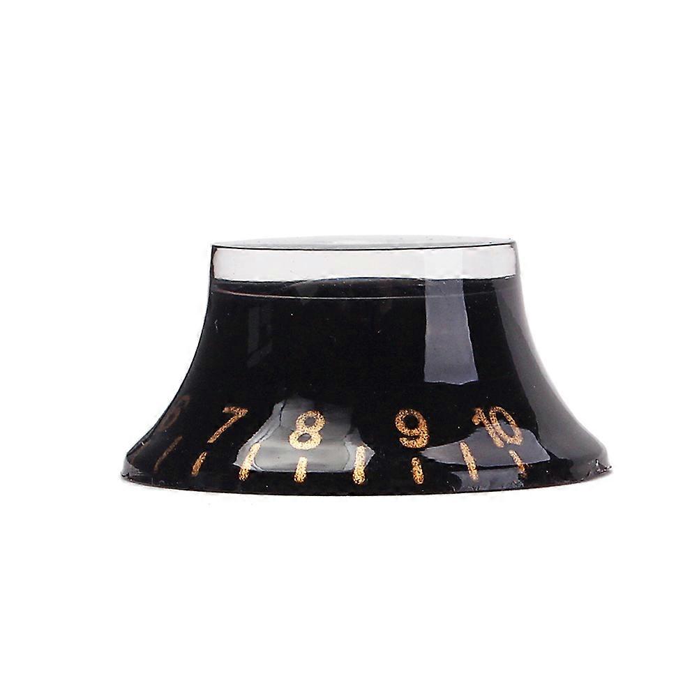 חלקי גיטרה חשמלית ידיות עגולות 3 יחידות הגדר כפתורי בקרת טון עוצמת קול לנגני גיטרה שחור