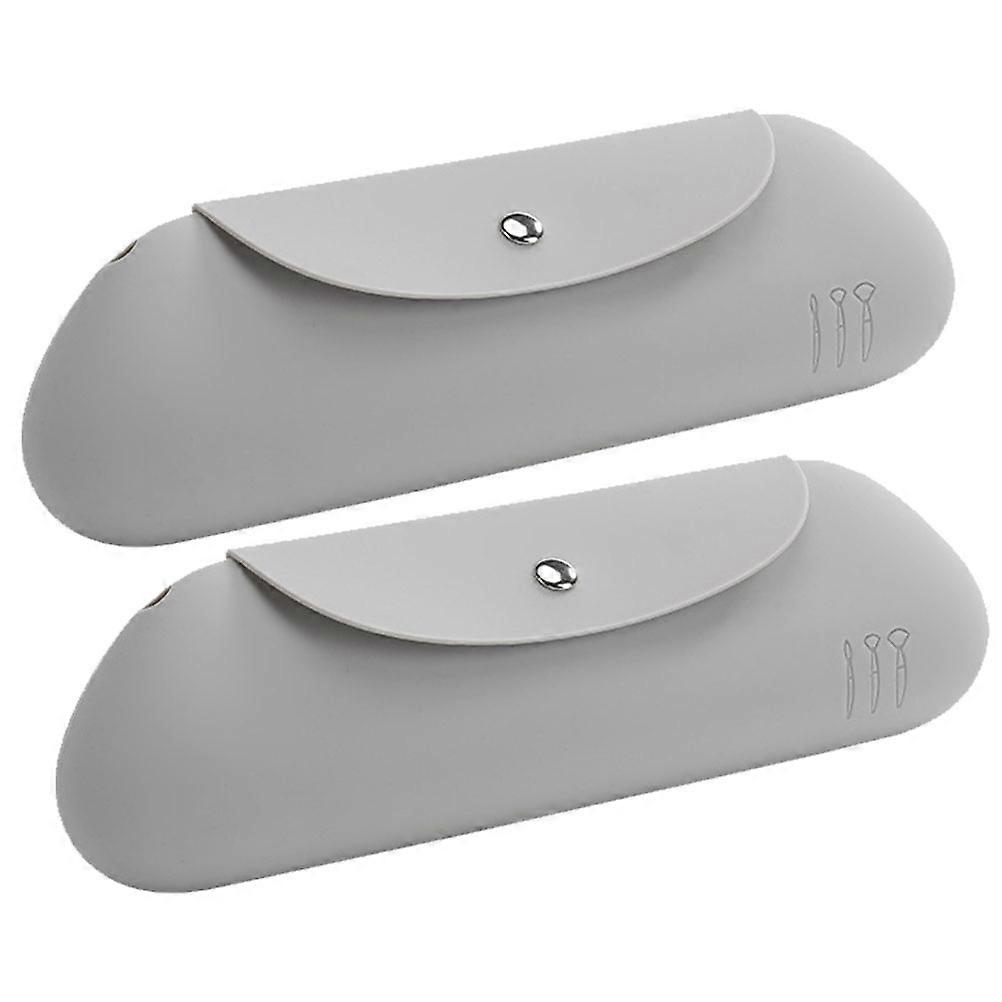 Portable Brush Case, Silicone Pouch for Makeup and Small Items