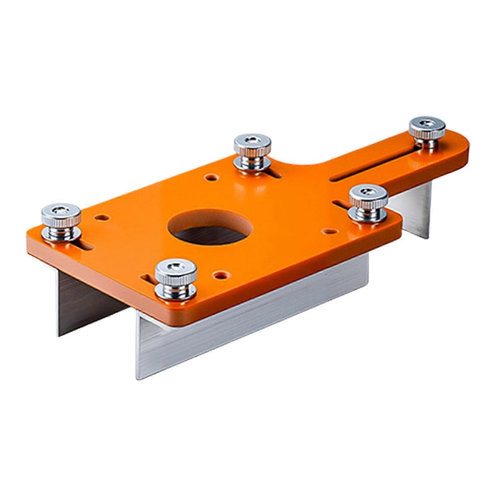 Router Jig Rotatable Aluminum Circle Cut Jig For D-Grooving With Metric Scale Adjustable Cabinet Template Tool