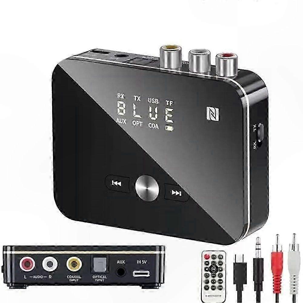 2-in-1 Bluetooth 5.0 Wireless Audio Transmitter and Receiver Adapter for Streaming Devices