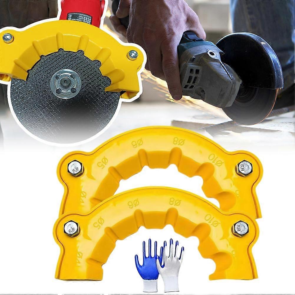 Drill Bit Sharpener, Grinding Attachment, Multispecification, Gelb 2pcs