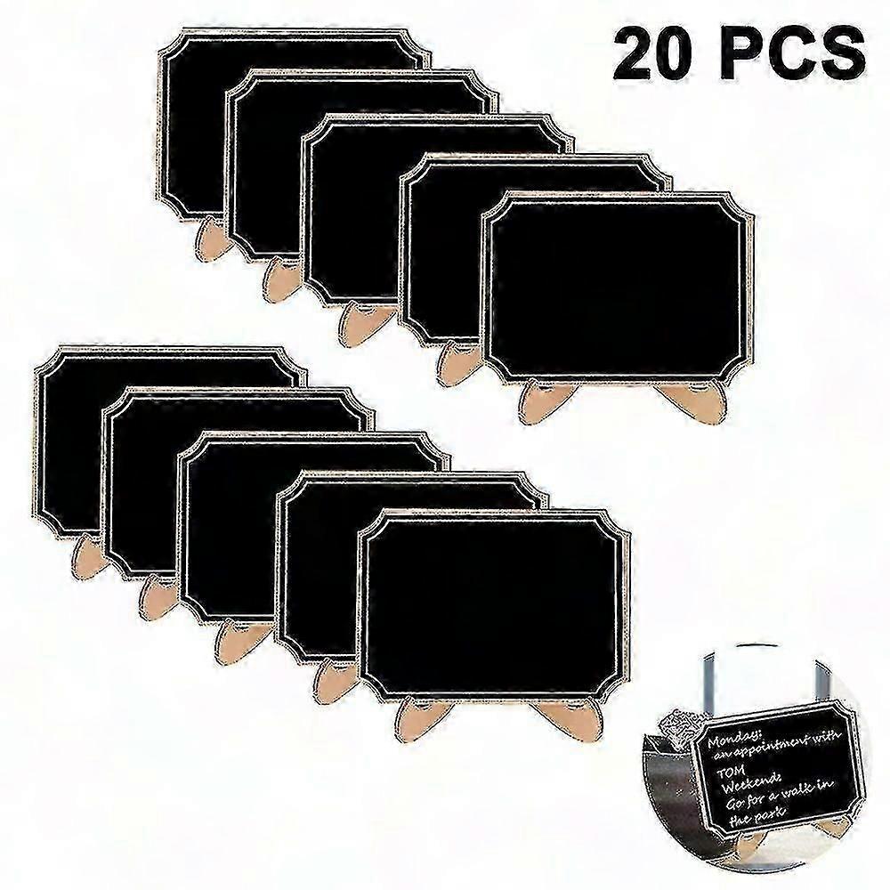 20 Pack Mini Chalkboard Signs with Liquid Chalk Marker